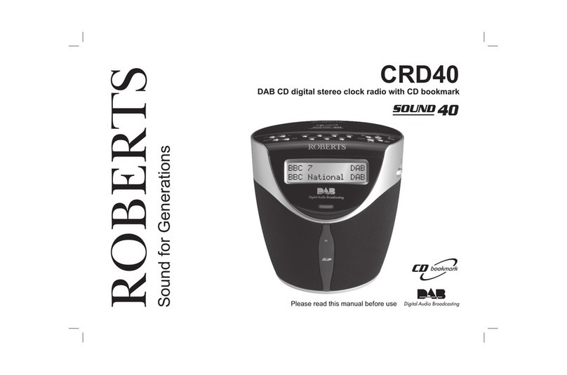 Roberts CRD40 User manual