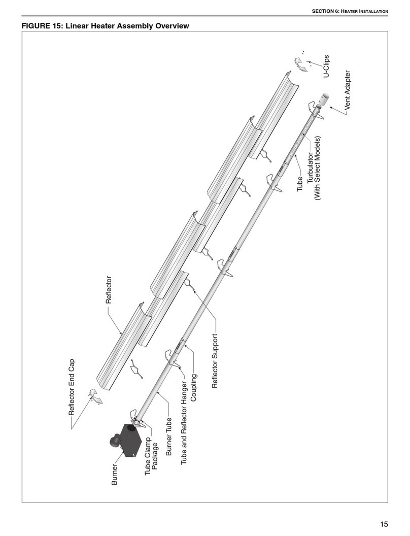 Roberts Gorden Linear Heater installation manual