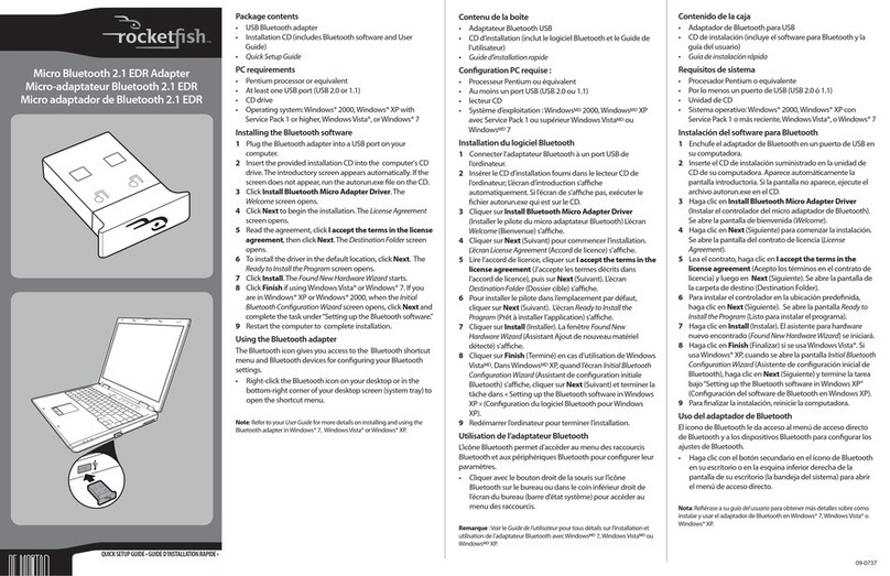 Rocket Fish RF-MRBTAD User manual Rocket Fish RF-MRBTAD User manual