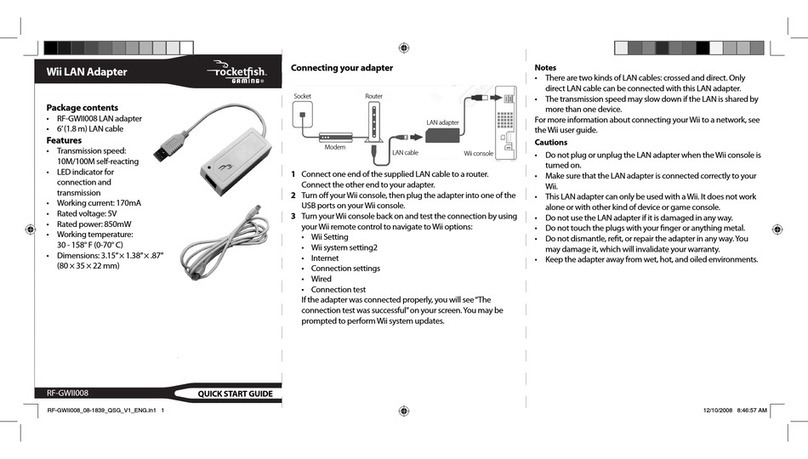 Rocket Fish RF-GWII008 quick start guide