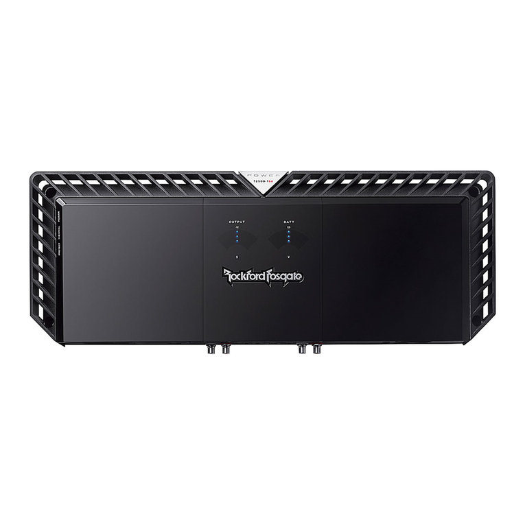 Rockford Fosgate T2500-1bd CP Installation and operation Rockford Fosgate T2500-1bd CP Installation and operation