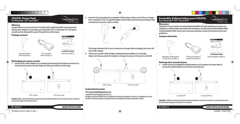 Rocket Fish RF-GDS010 Quick setup guide