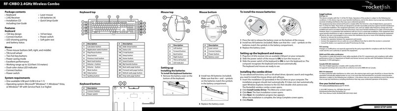 Rocket Fish RF-CMBO User manual