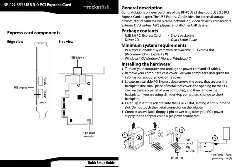 Rocket Fish RF-P2USB3 Hardware user manual