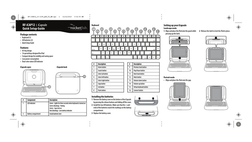 Rocket Fish iCapsule RF-ICAP12 Quick setup guide