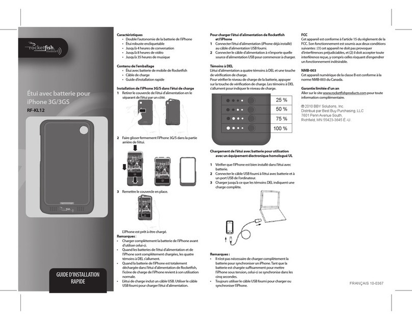 Rocket Fish RF-KL12 Installation and operation manual Rocket Fish RF-KL12 Installation and operation manual