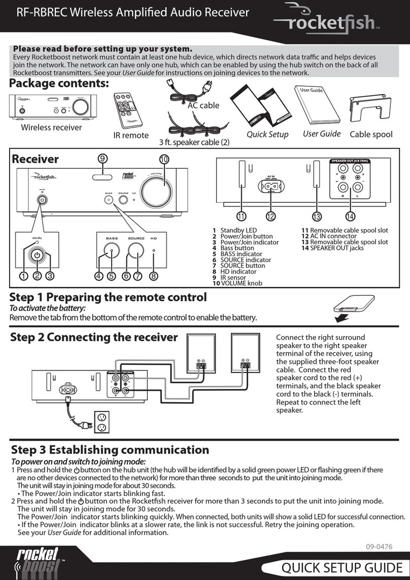 Rocket Fish RF-RBAUX User manual
