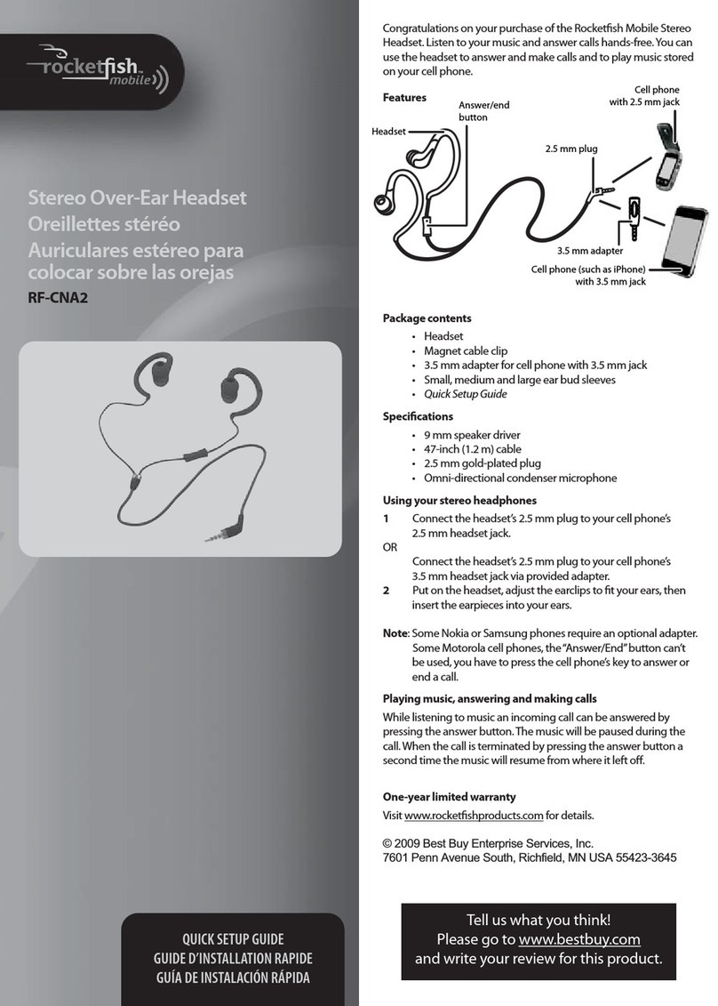 Rocket Fish Sport RF-CNA2 Quick setup guide
