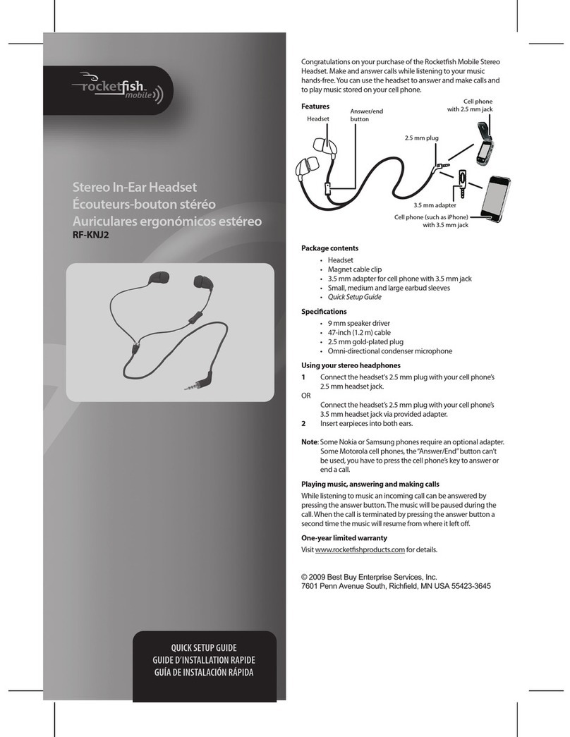 Rocket Fish RF-KNJ2 User manual