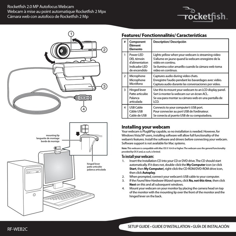Rocket Fish RF-WEB2C Setup guide
