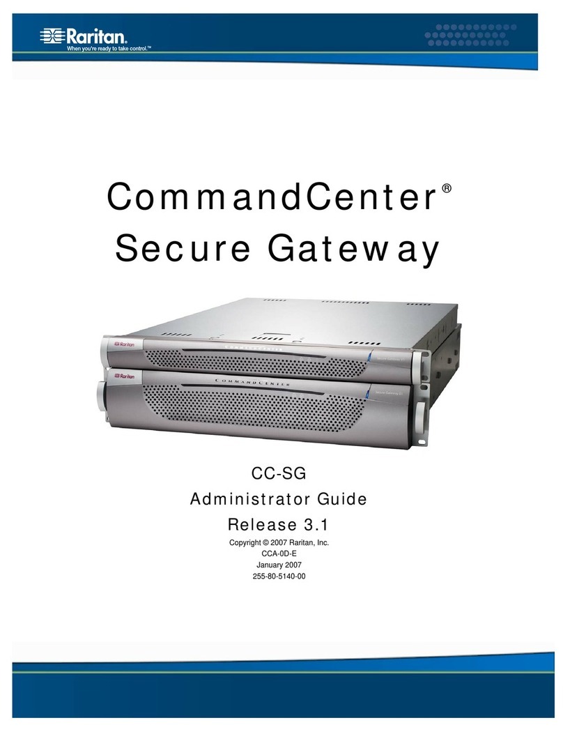 Raritan CC-SG Service manual