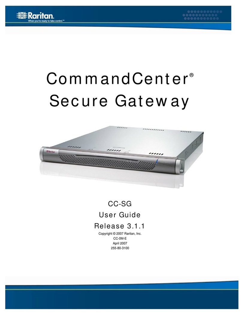 Raritan CommandCenter CC-SG User manual