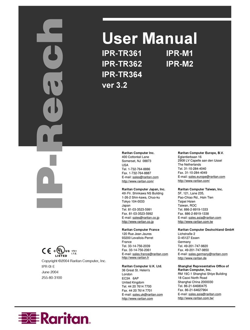 Raritan IP-Reach IPR-M1 User manual