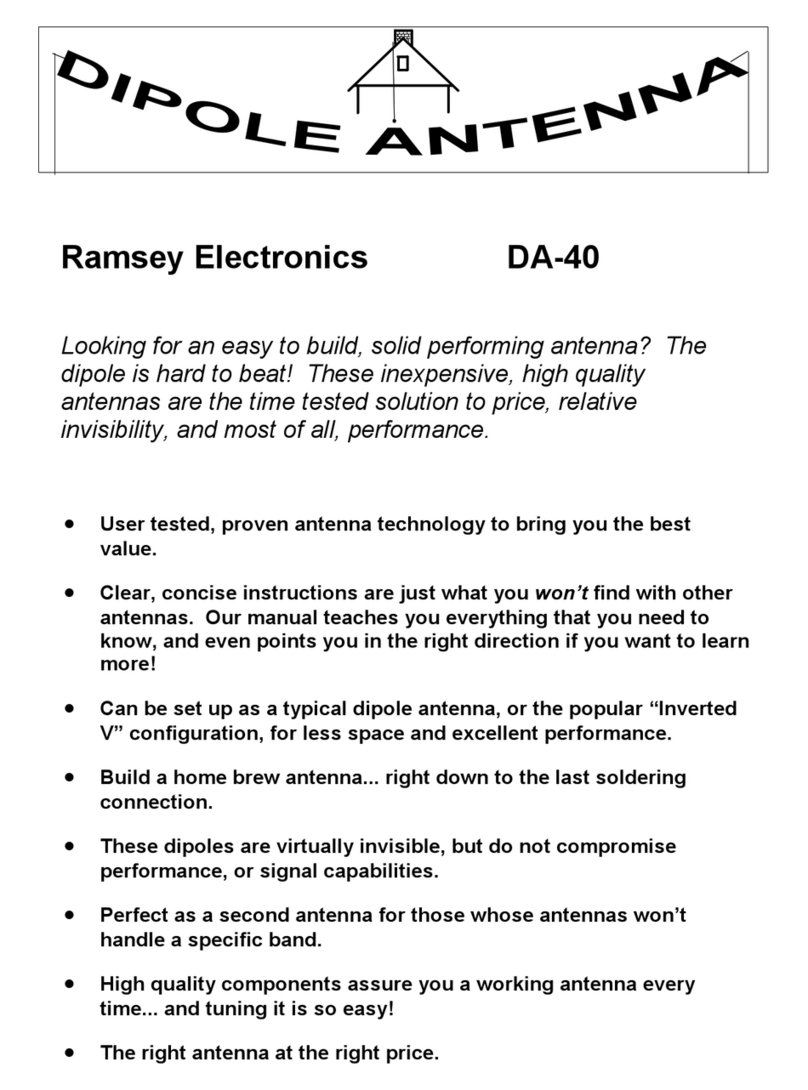 Ramsey Electronics DA-40 User manual