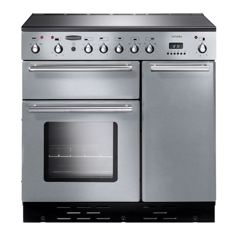 Range Master Toledo 90 Induction Cooker U109952 - 02 Installation and user guide