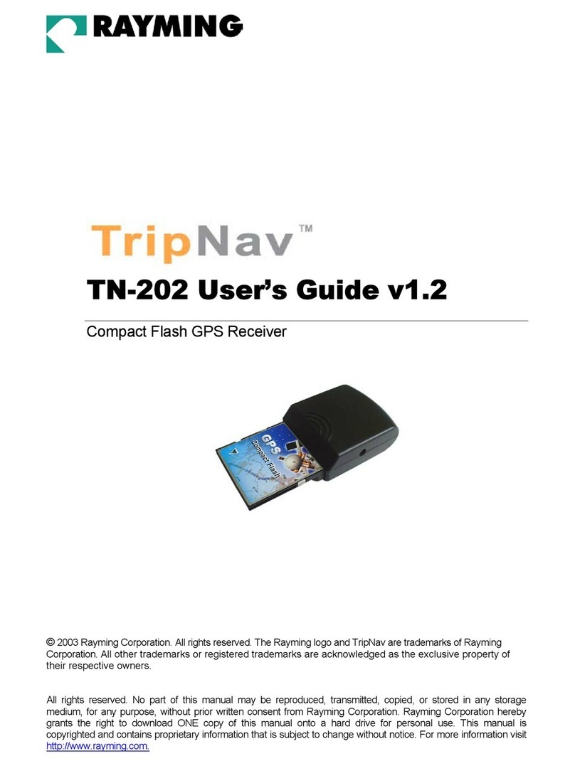 Rayming TripNav TN-202 user guide