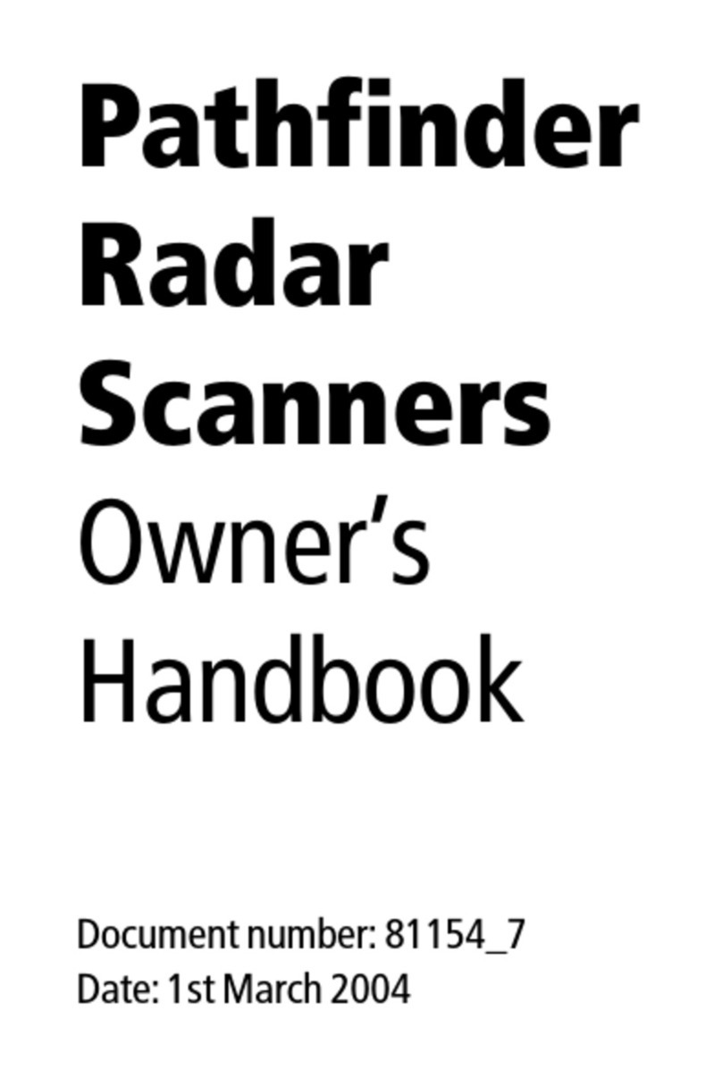 Raymarine Pathfinder Radar User guide