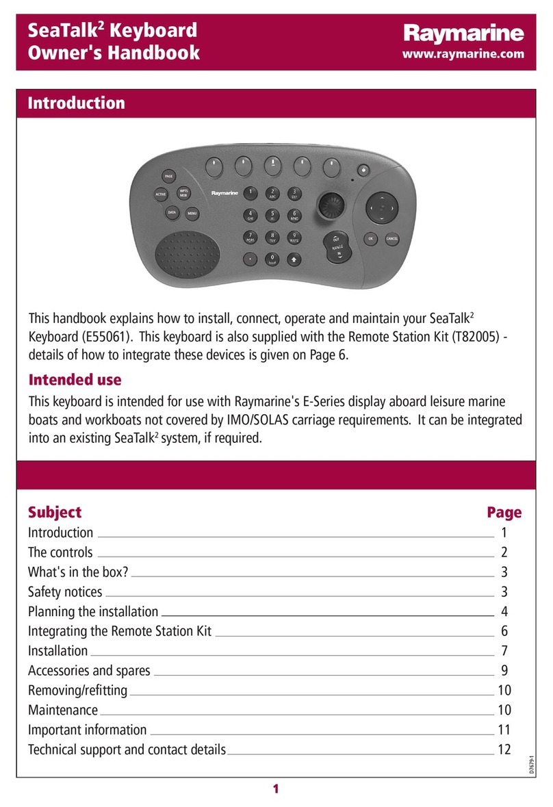 Raymarine E55061 Owner's handbook