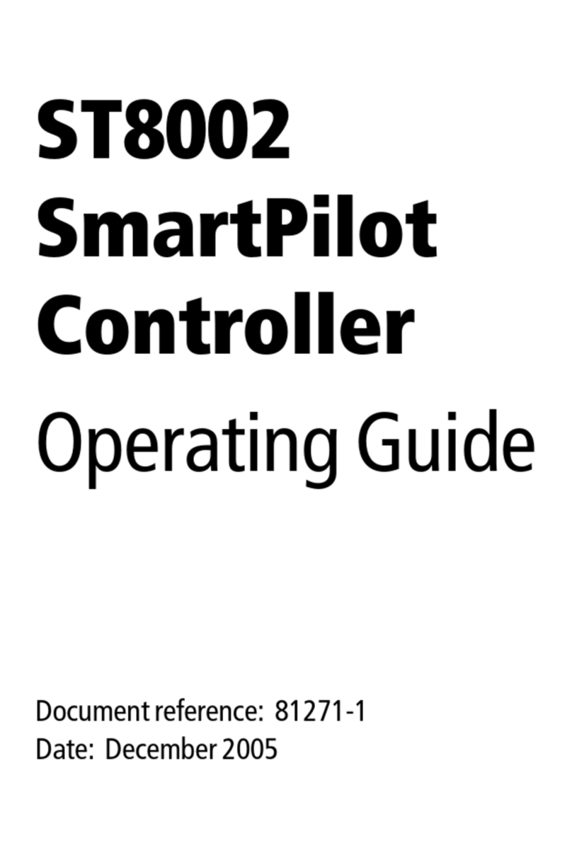 Raymarine SmartPilot ST8002 User manual Raymarine SmartPilot ST8002 User manual