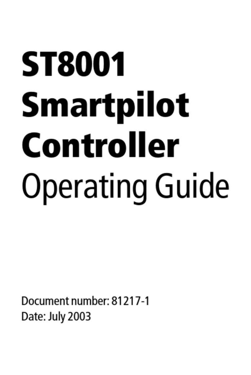 Raymarine SmartPilot ST8001 User manual Raymarine SmartPilot ST8001 User manual