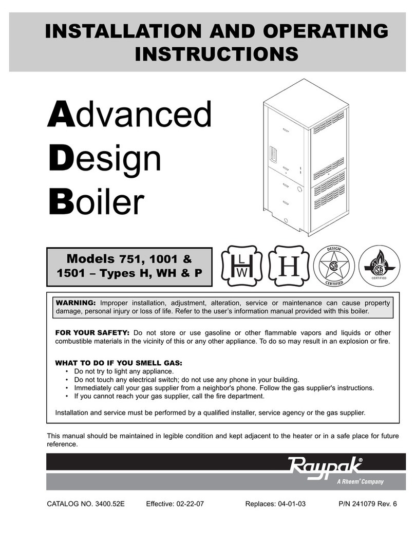 Raypak 751 User manual