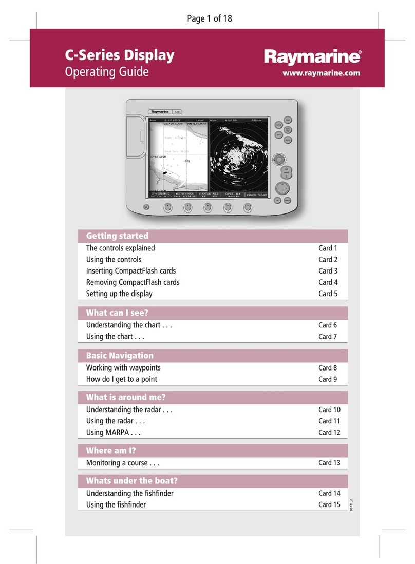 Raymarine C-Series User manual