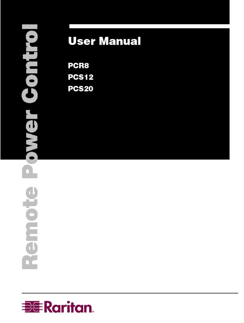 Raritan PCR8 user manual