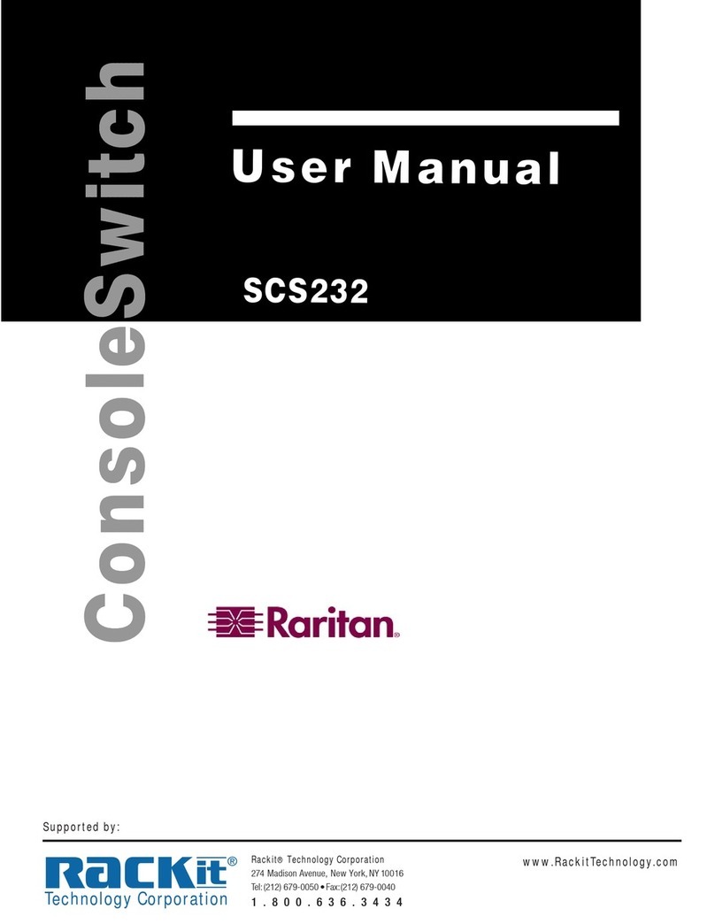 Raritan ConsoleSwitch SCS232 User manual