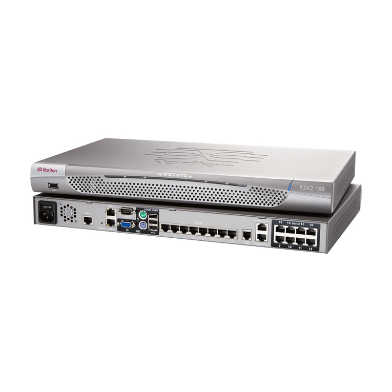 Raritan DOMINION KSX II user guide