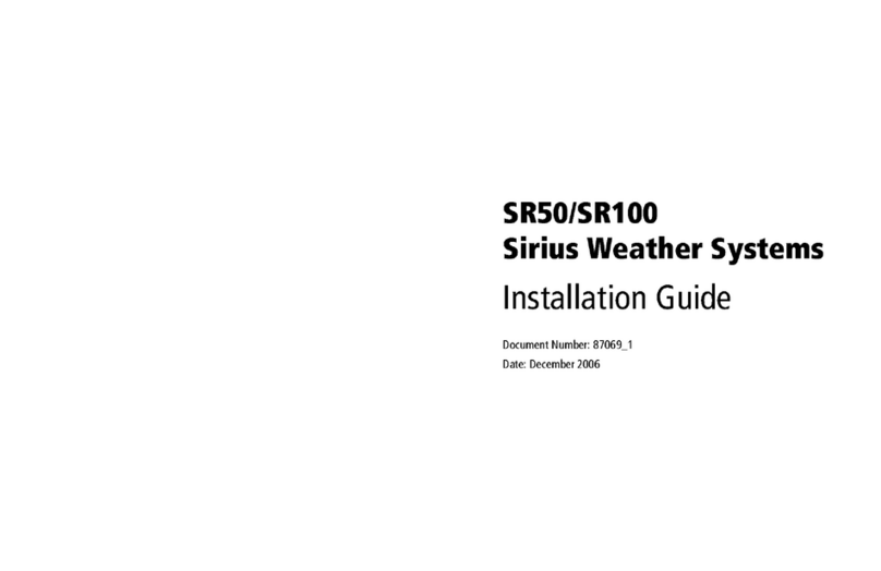 Raymarine SR100 installation guide