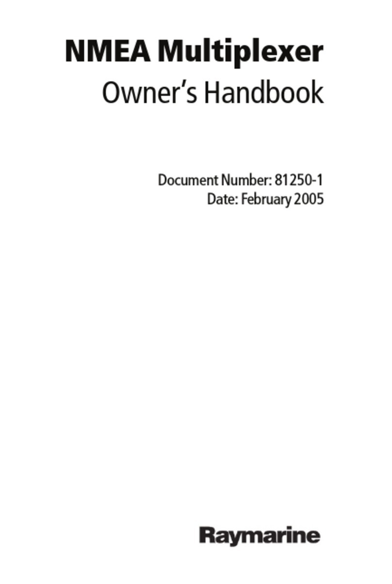 Raymarine NMEA Multiplexer Owner's handbook