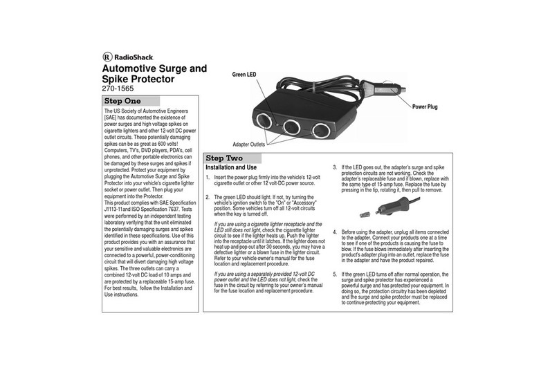 Radio Shack 270-1565 User manual