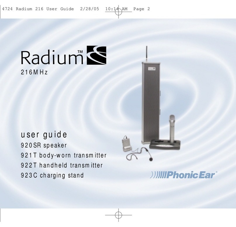 Phonic Ear Radium 920SR user guide