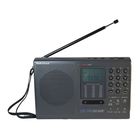 Radio Shack DX-396 User manual