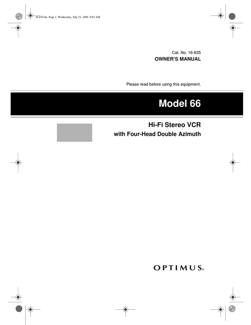 Radio Shack Optimus 66 owner's manual