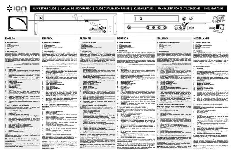 ION Ion VCR2PC User manual