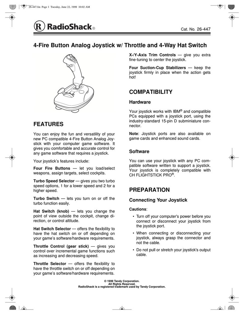 Radio Shack 26-447 User manual