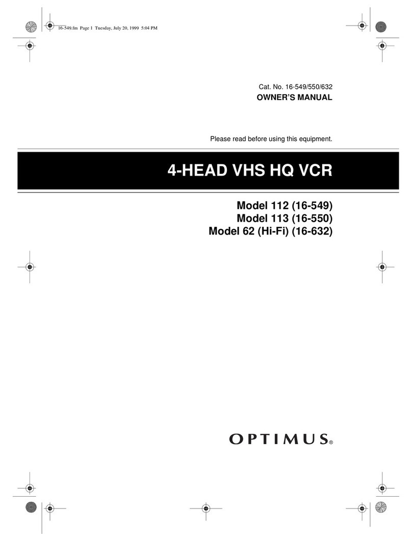 Optimus 112 (16-549) User manual