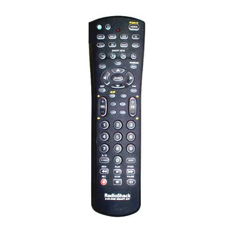 Radio Shack Audio/ Video Remote Control owner's manual
