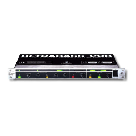 Behringer ULTRABASS EX1200 User manual