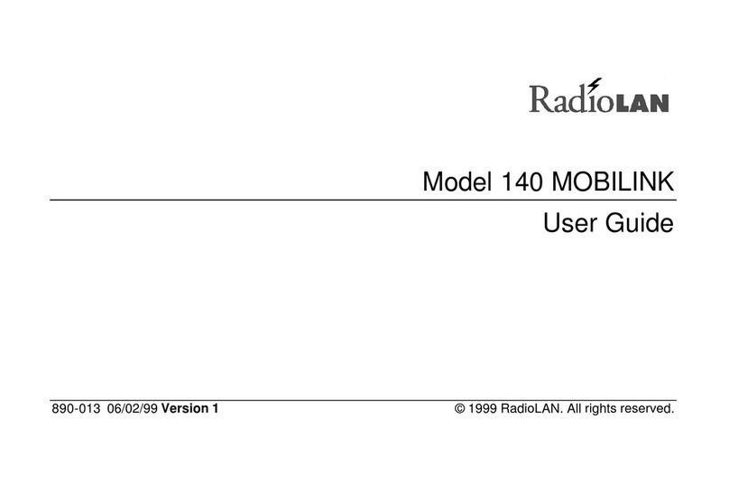 RadioLAN 140 MOBILINK User manual