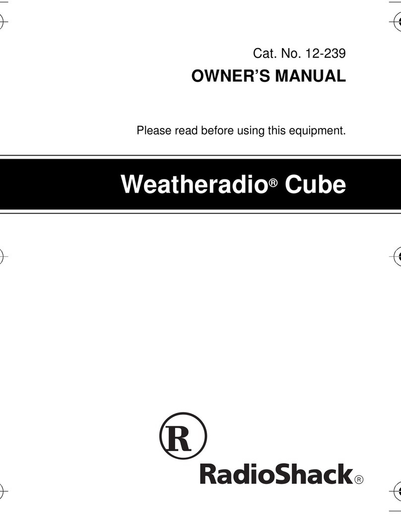 Radio Shack 12-239 User manual