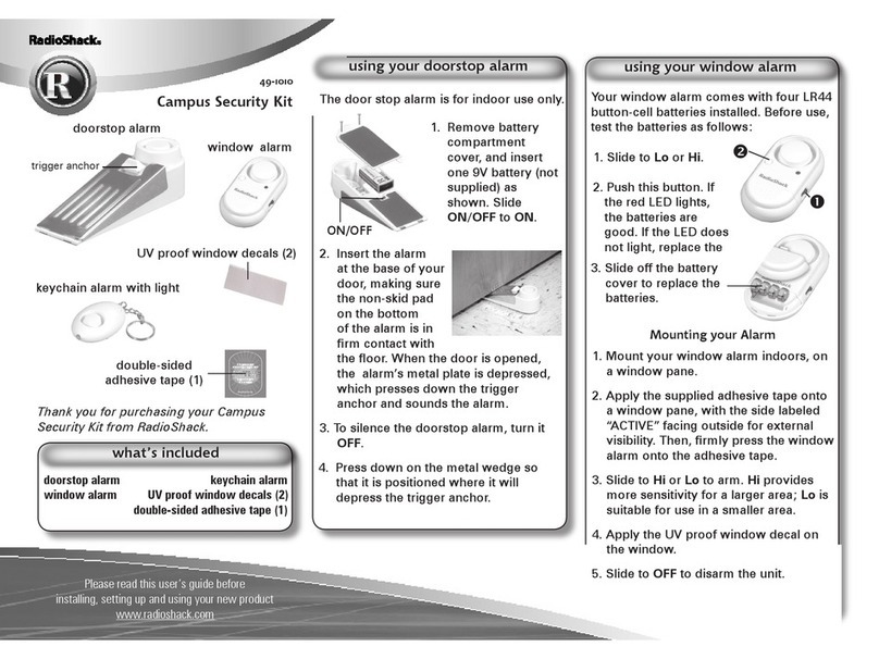 Radio Shack 49-1010 user manual