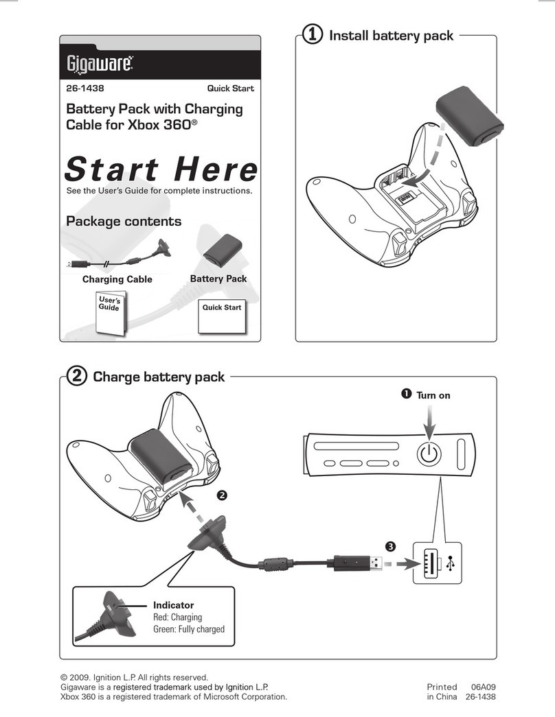Gigaware Gigaware 26-1438 quick start guide