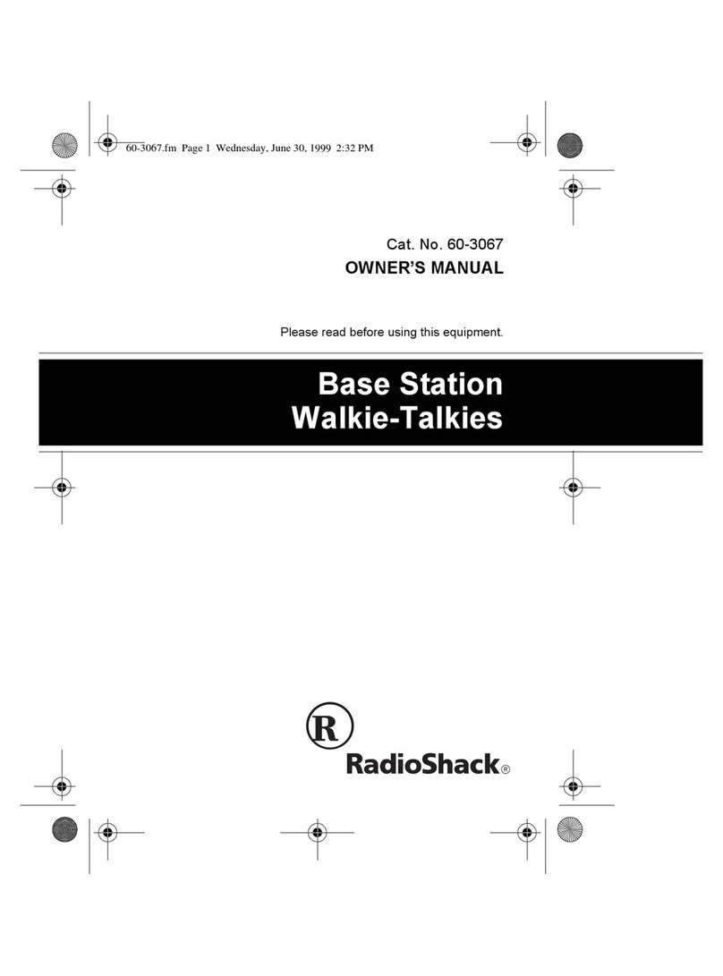 Radio Shack 60-3067 User manual