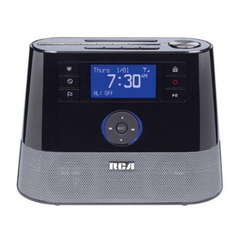 RCA RIR205 - Infinite Radio Tabletop Internet User manual