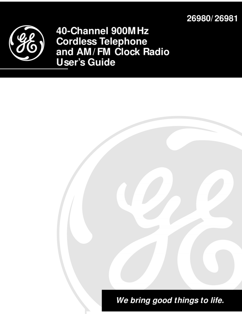 GE 26980/26981 User manual