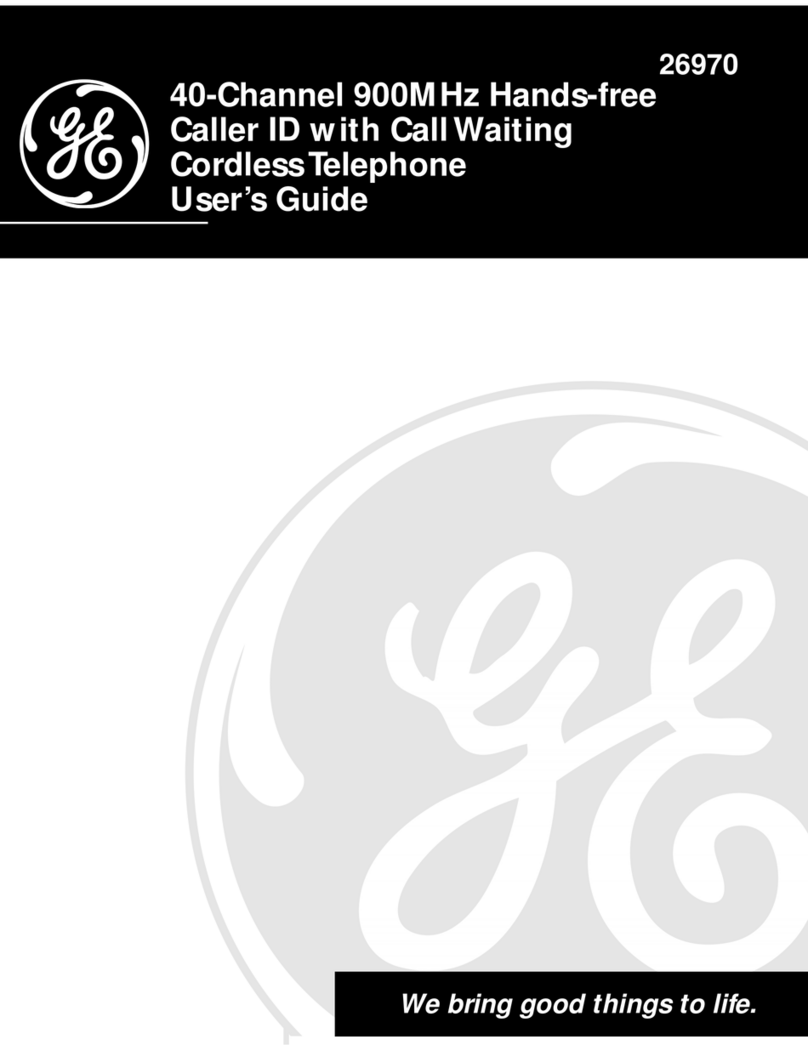 GE 26970 User manual