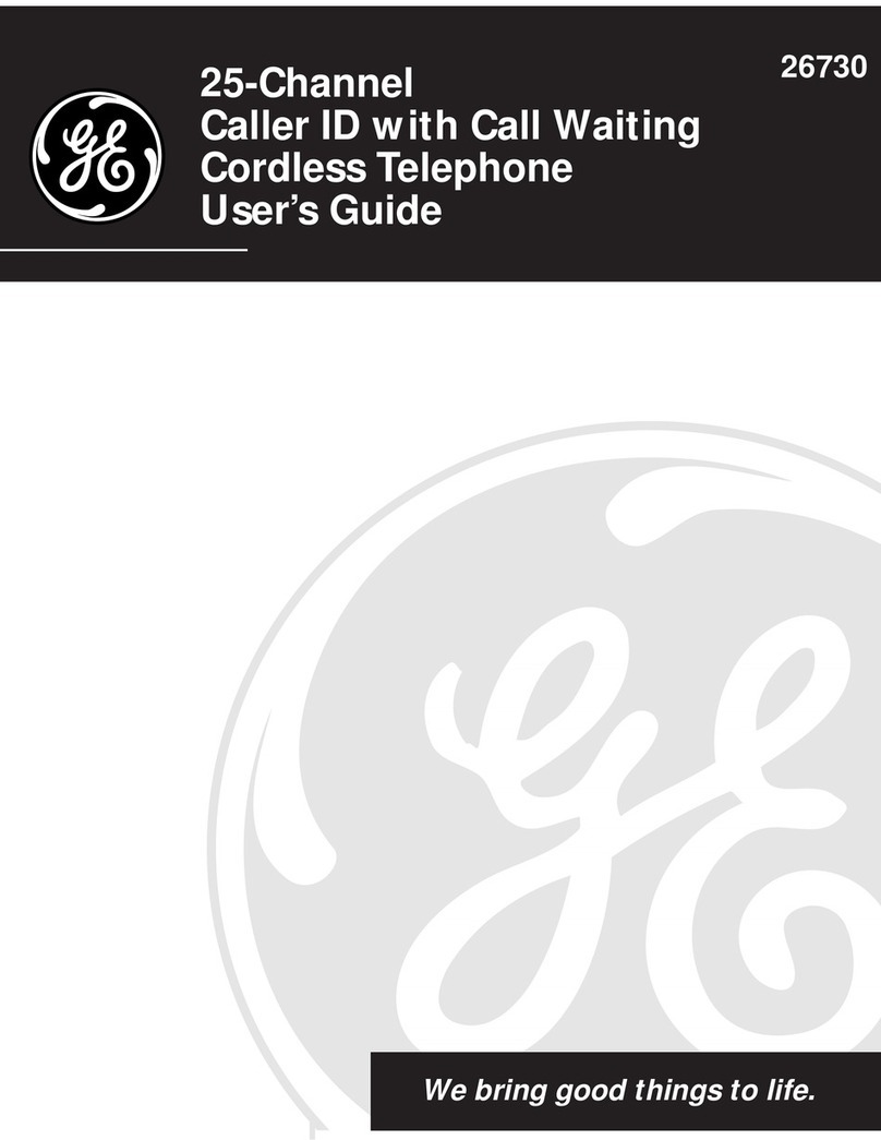 GE 26730 User manual