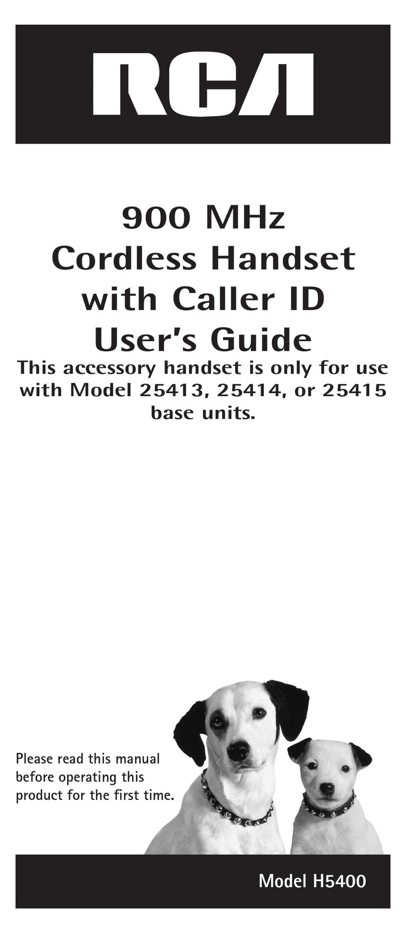 RCA 25413 user guide
